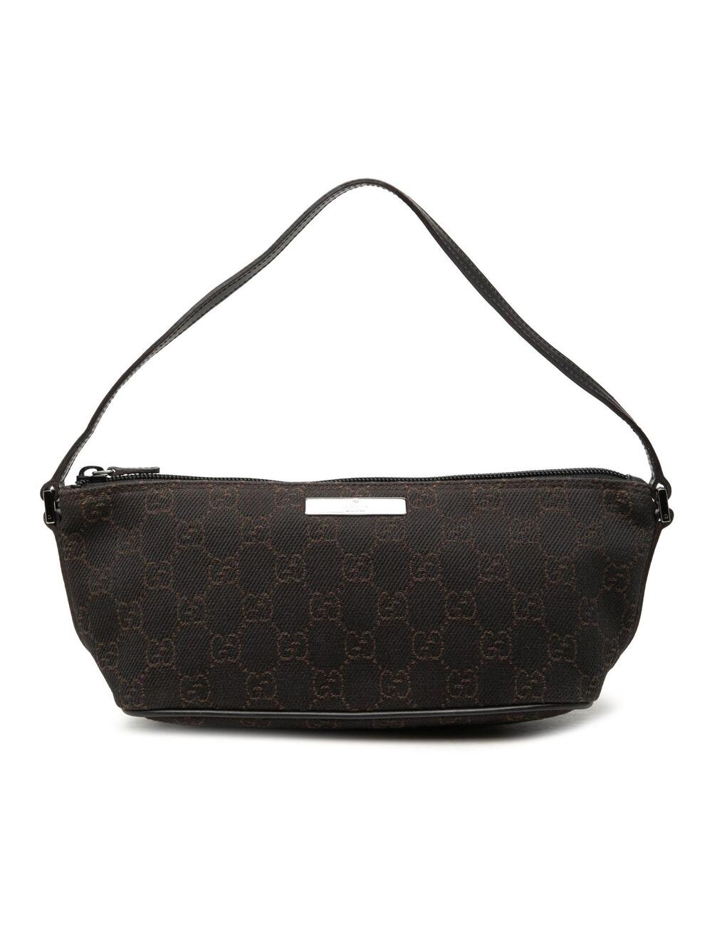 Gucci Gg Denim Boat Pre-Loved Shoulder #362332G48B